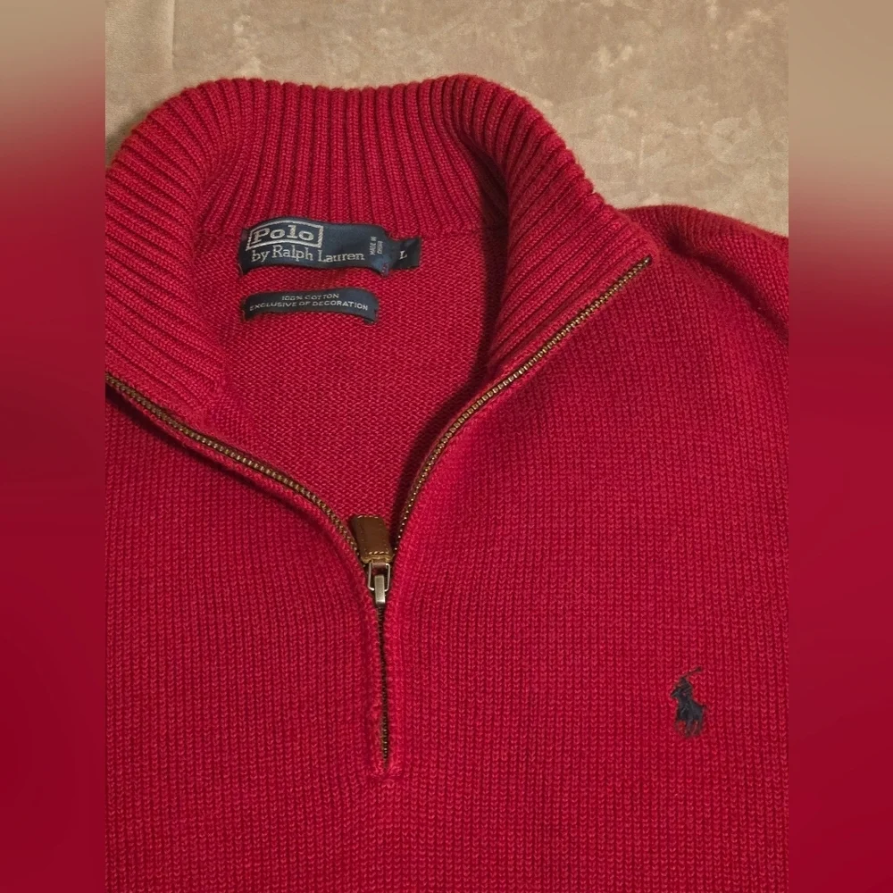 Men's Polo by Ralph Lauren Red Sweater